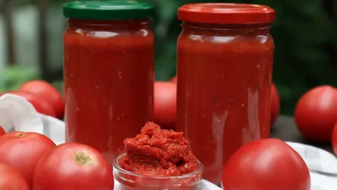 تصویر 4 از رب گوجه فرنگی شیشه ای بسته بندی شفاف نگهداری مطمئن